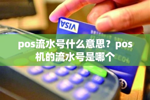 pos流水号什么意思？pos机的流水号是哪个