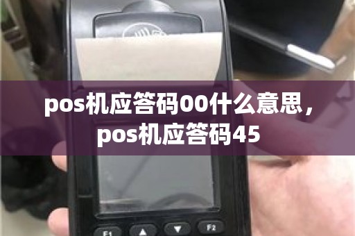 pos机应答码00什么意思，pos机应答码45