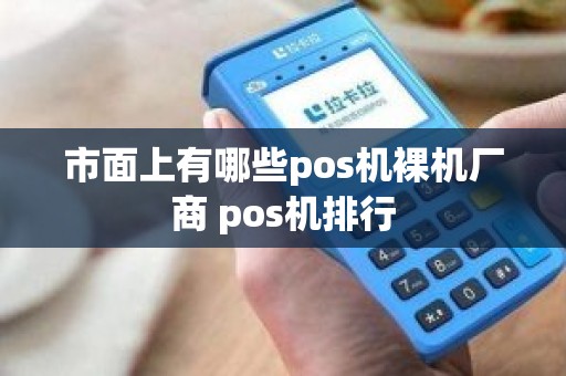 市面上有哪些pos机裸机厂商 pos机排行