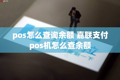 pos怎么查询余额 嘉联支付pos机怎么查余额