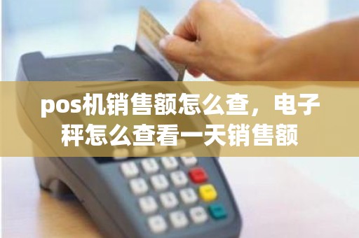 pos机销售额怎么查，电子秤怎么查看一天销售额