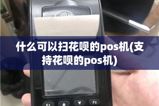 什么可以扫花呗的pos机(支持花呗的pos机)