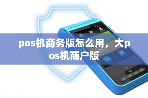 pos机商务版怎么用，大pos机商户版