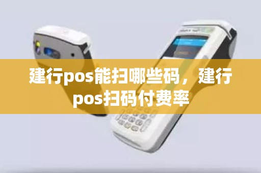 建行pos能扫哪些码，建行pos扫码付费率