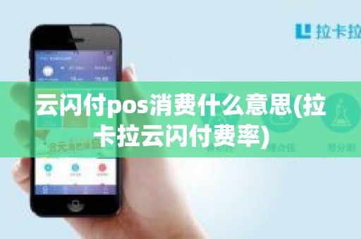 云闪付pos消费什么意思(拉卡拉云闪付费率)