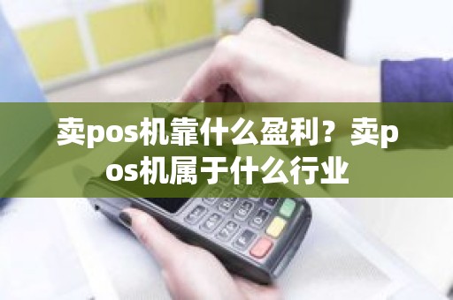 卖pos机靠什么盈利？卖pos机属于什么行业