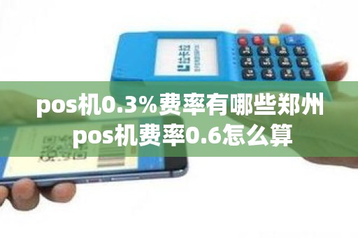 pos机0.3%费率有哪些郑州 pos机费率0.6怎么算