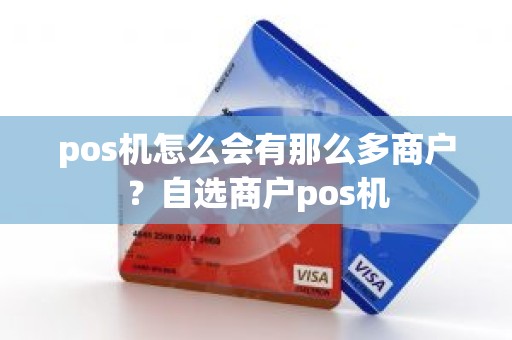 pos机怎么会有那么多商户？自选商户pos机