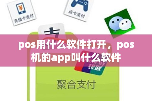 pos用什么软件打开，pos机的app叫什么软件