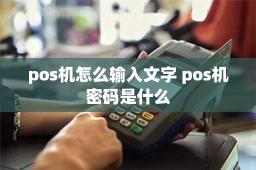 pos机怎么输入文字 pos机密码是什么