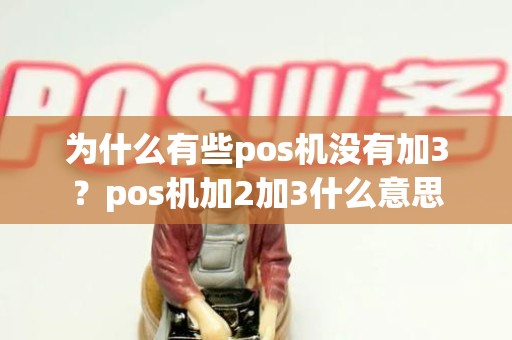 为什么有些pos机没有加3？pos机加2加3什么意思
