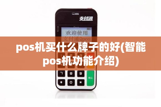pos机买什么牌子的好(智能pos机功能介绍)