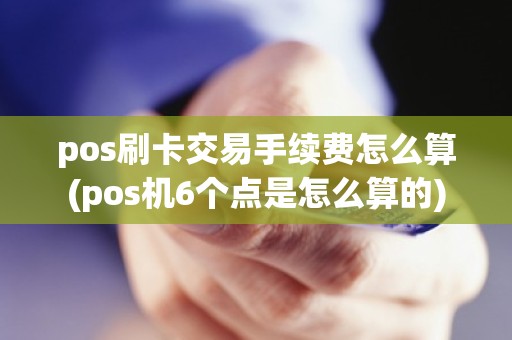 pos刷卡交易手续费怎么算(pos机6个点是怎么算的)