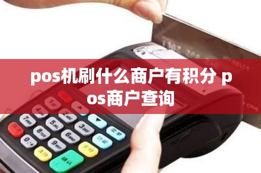 pos机刷什么商户有积分 pos商户查询