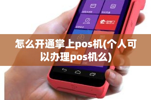 怎么开通掌上pos机(个人可以办理pos机么)