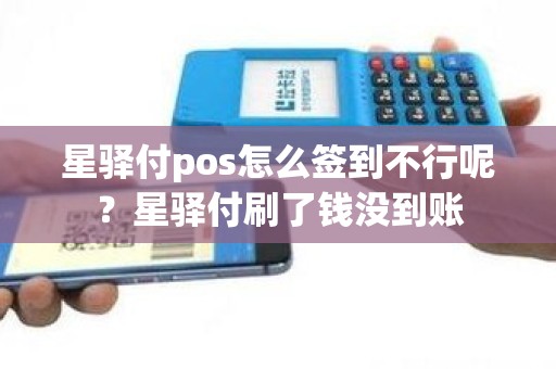 星驿付pos怎么签到不行呢？星驿付刷了钱没到账