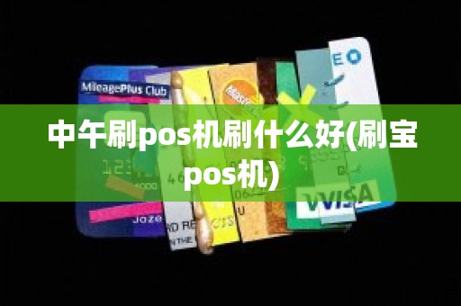 中午刷pos机刷什么好(刷宝pos机)