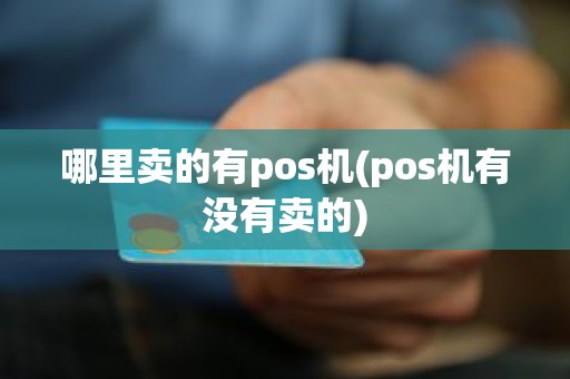哪里卖的有pos机(pos机有没有卖的)