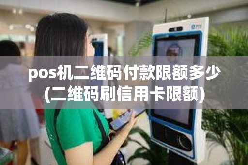 pos机二维码付款限额多少(二维码刷信用卡限额)