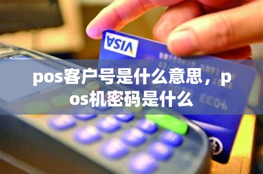 pos客户号是什么意思，pos机密码是什么