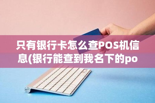 只有银行卡怎么查POS机信息(银行能查到我名下的pos机吗)
