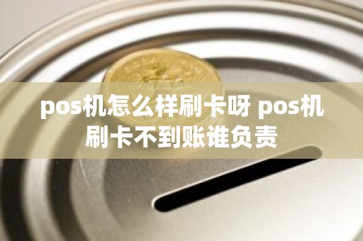 pos机怎么样刷卡呀 pos机刷卡不到账谁负责
