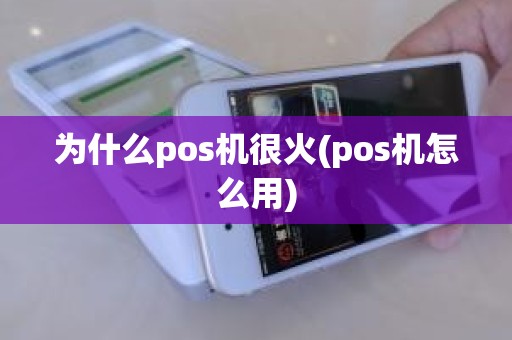 为什么pos机很火(pos机怎么用)
