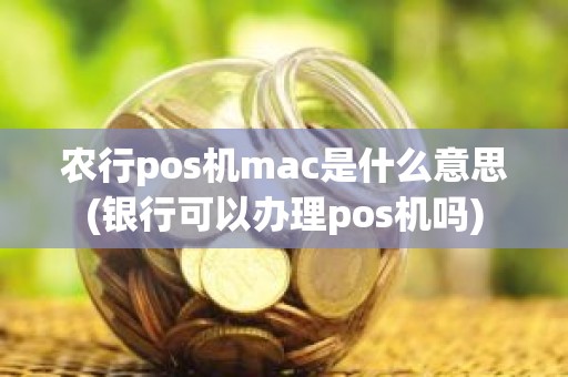农行pos机mac是什么意思(银行可以办理pos机吗)