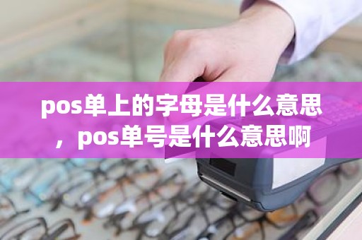 pos单上的字母是什么意思，pos单号是什么意思啊