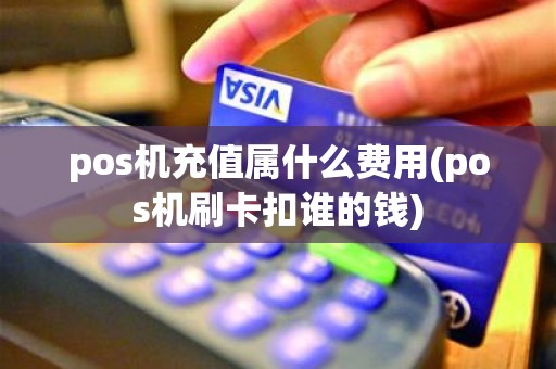 pos机充值属什么费用(pos机刷卡扣谁的钱)