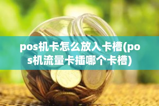 pos机卡怎么放入卡槽(pos机流量卡插哪个卡槽)