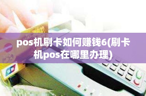 pos机刷卡如何赚钱6(刷卡机pos在哪里办理)