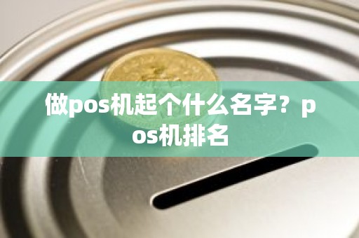 做pos机起个什么名字？pos机排名