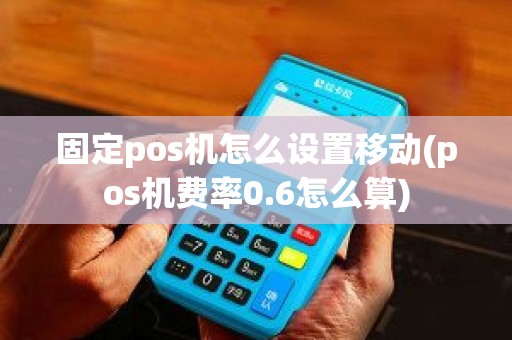 固定pos机怎么设置移动(pos机费率0.6怎么算)