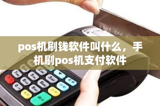 pos机刷钱软件叫什么，手机刷pos机支付软件
