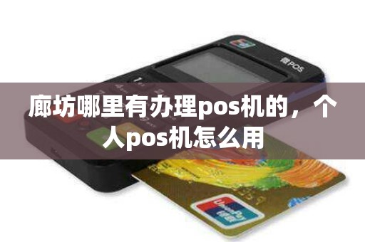 廊坊哪里有办理pos机的，个人pos机怎么用