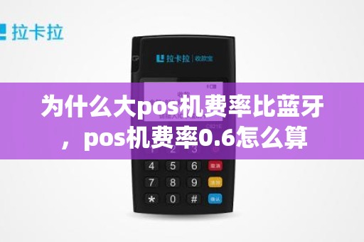 为什么大pos机费率比蓝牙，pos机费率0.6怎么算