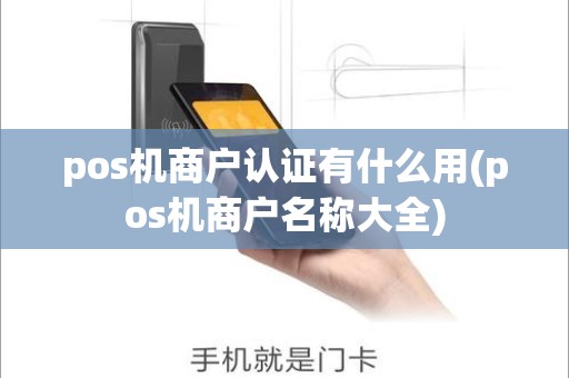 pos机商户认证有什么用(pos机商户名称大全)