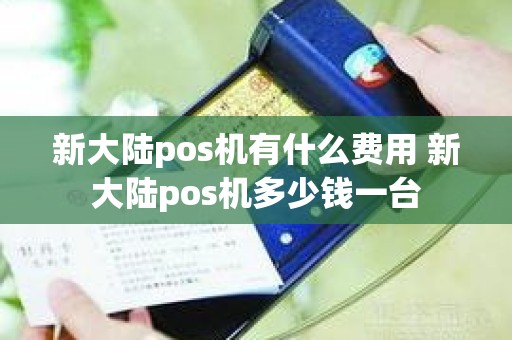 新大陆pos机有什么费用 新大陆pos机多少钱一台