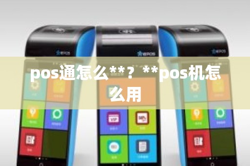 pos通怎么**？**pos机怎么用