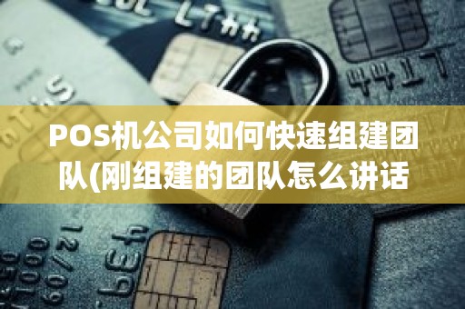 POS机公司如何快速组建团队(刚组建的团队怎么讲话)