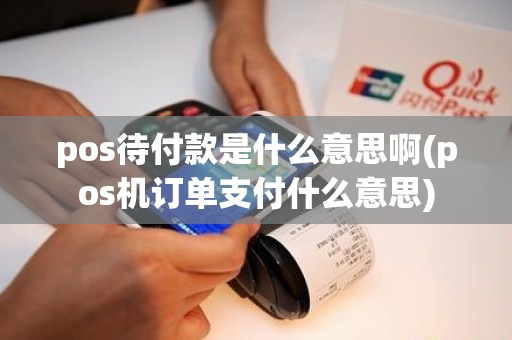 pos待付款是什么意思啊(pos机订单支付什么意思)