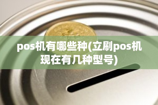 pos机有哪些种(立刷pos机现在有几种型号)