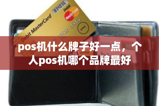 pos机什么牌子好一点，个人pos机哪个品牌最好