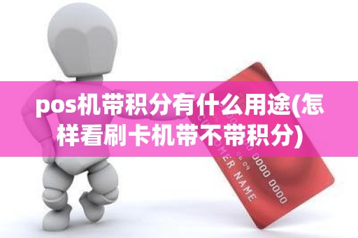 pos机带积分有什么用途(怎样看刷卡机带不带积分)