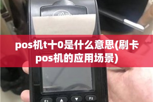 pos机t十0是什么意思(刷卡pos机的应用场景)