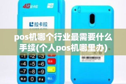 pos机哪个行业最需要什么手续(个人pos机哪里办)