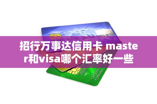 招行万事达信用卡 master和visa哪个汇率好一些