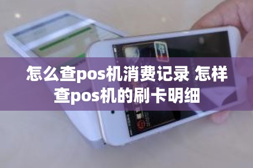 怎么查pos机消费记录 怎样查pos机的刷卡明细 怎么查pos机消费记录 怎样查pos机的刷卡明细