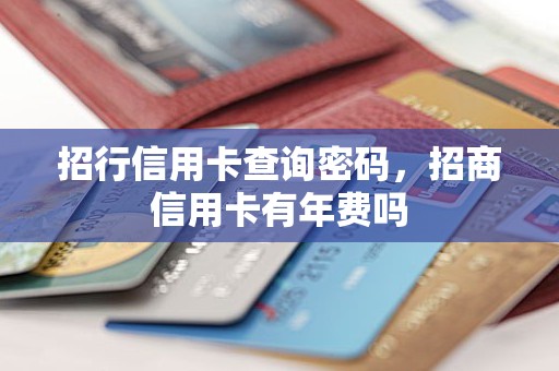 招行信用卡查询密码，招商信用卡有年费吗